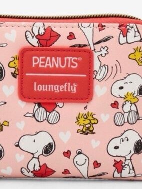 Loungefly x Peanuts Pink Snoopy & Woodstock Wallet